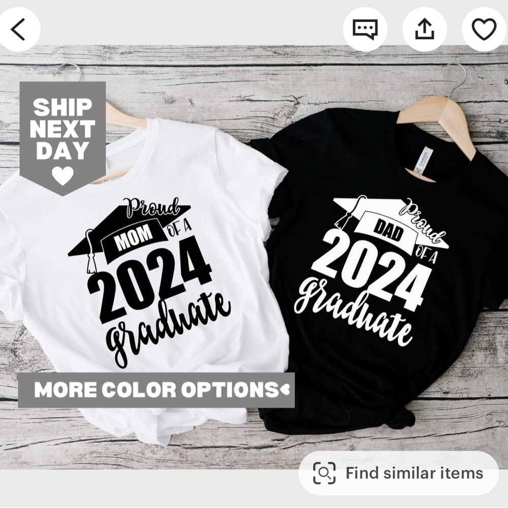 Proud Dad of 2024 graduate T-Shirt